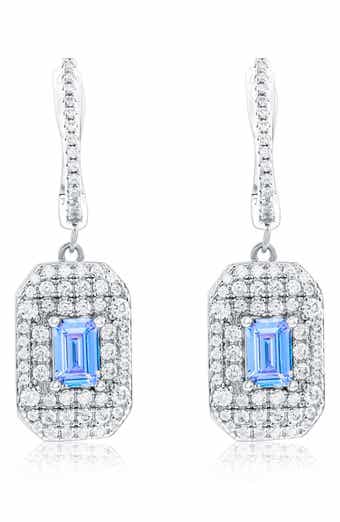 Cubic Zirconia Drop Earrings