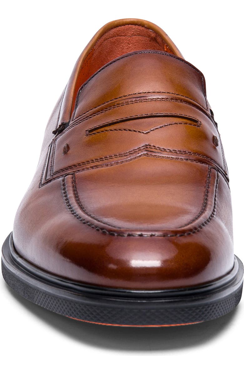 Santoni Easy Penny Loafer, Alternate, color, Light Brown