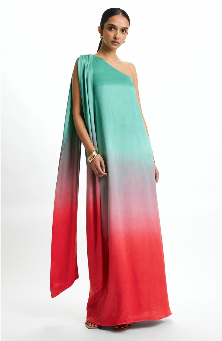 DIARRABLU Raya Gown Fsc<sup>®</sup> Certified Viscose Ombra Popsicle, Main, color, Ombra Popsicle