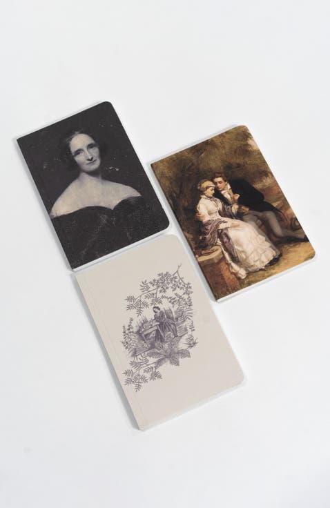 Set of Three Pocket Journals - Portraits of Mary Shelley