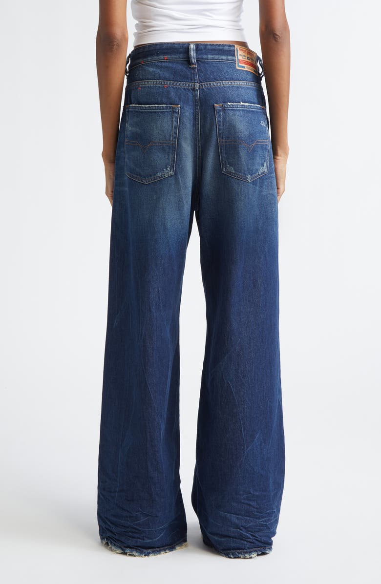 DIESEL<sup>®</sup> 1996 D-Sire Low Rise Wide Leg Jeans, Alternate, color, Denim