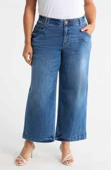 Wyatt Skyrise High Waist Ankle Wide Leg Jeans