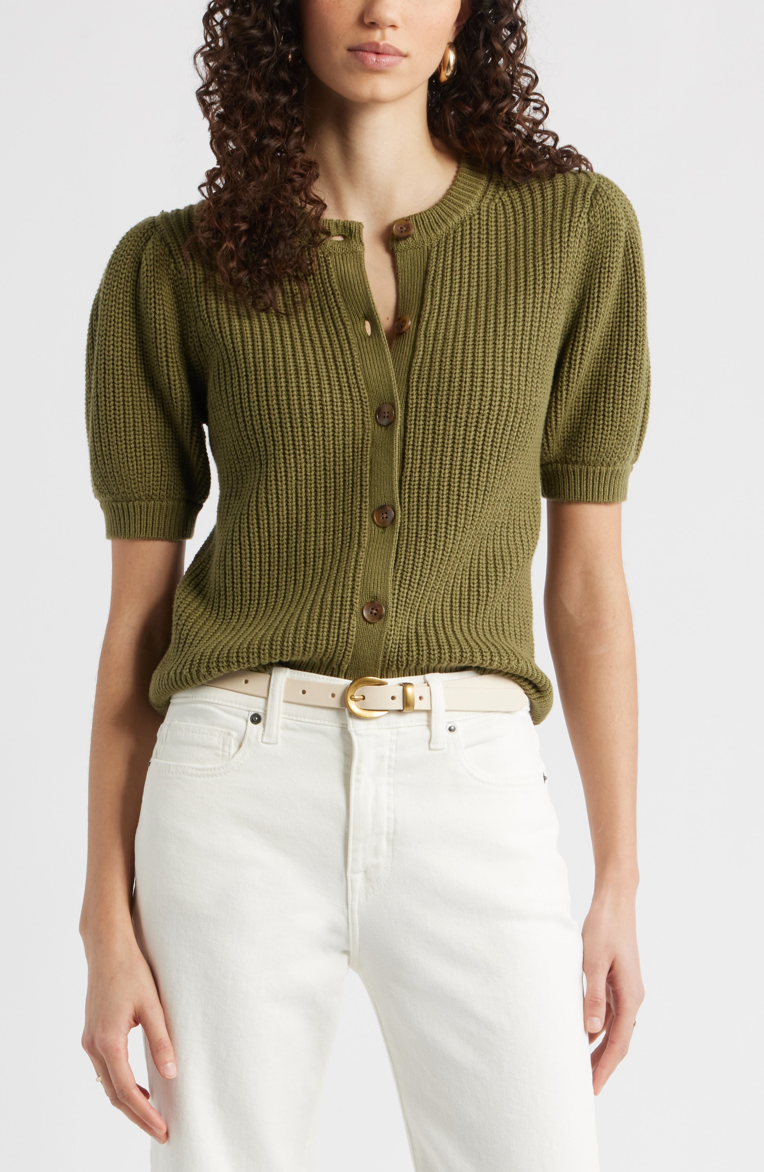 Elbow Sleeve Cardigan - image 3
