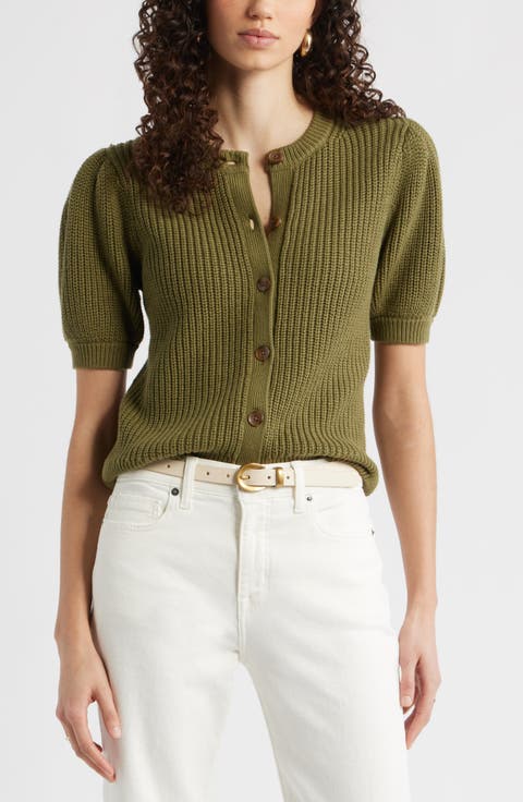 Elbow Sleeve Cardigan