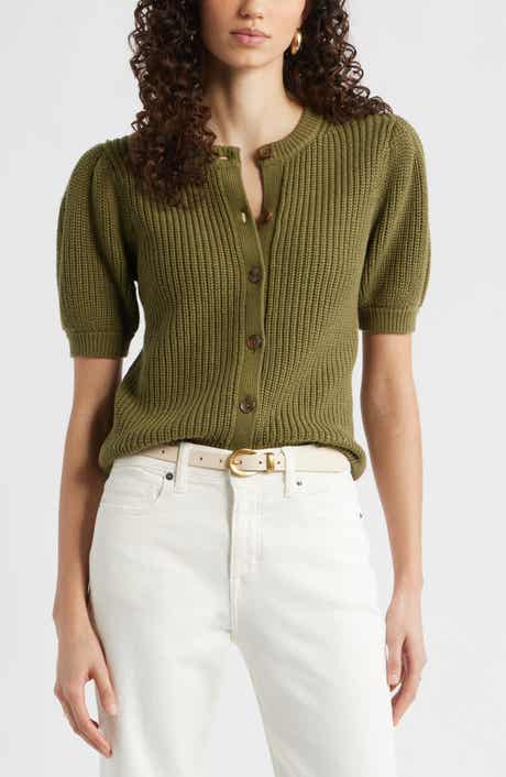 Elbow Sleeve Cardigan