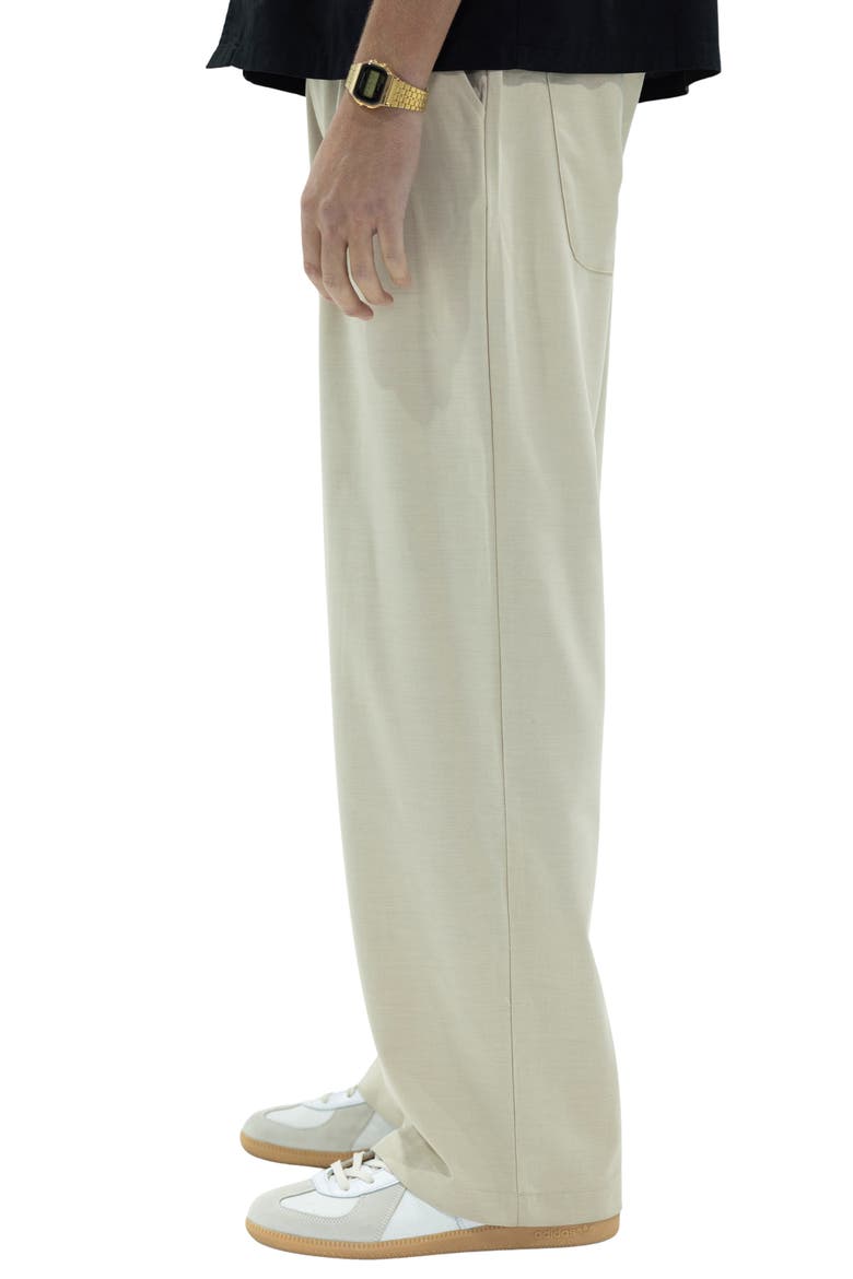 Pleated Slacks, Alternate, color, CREAM