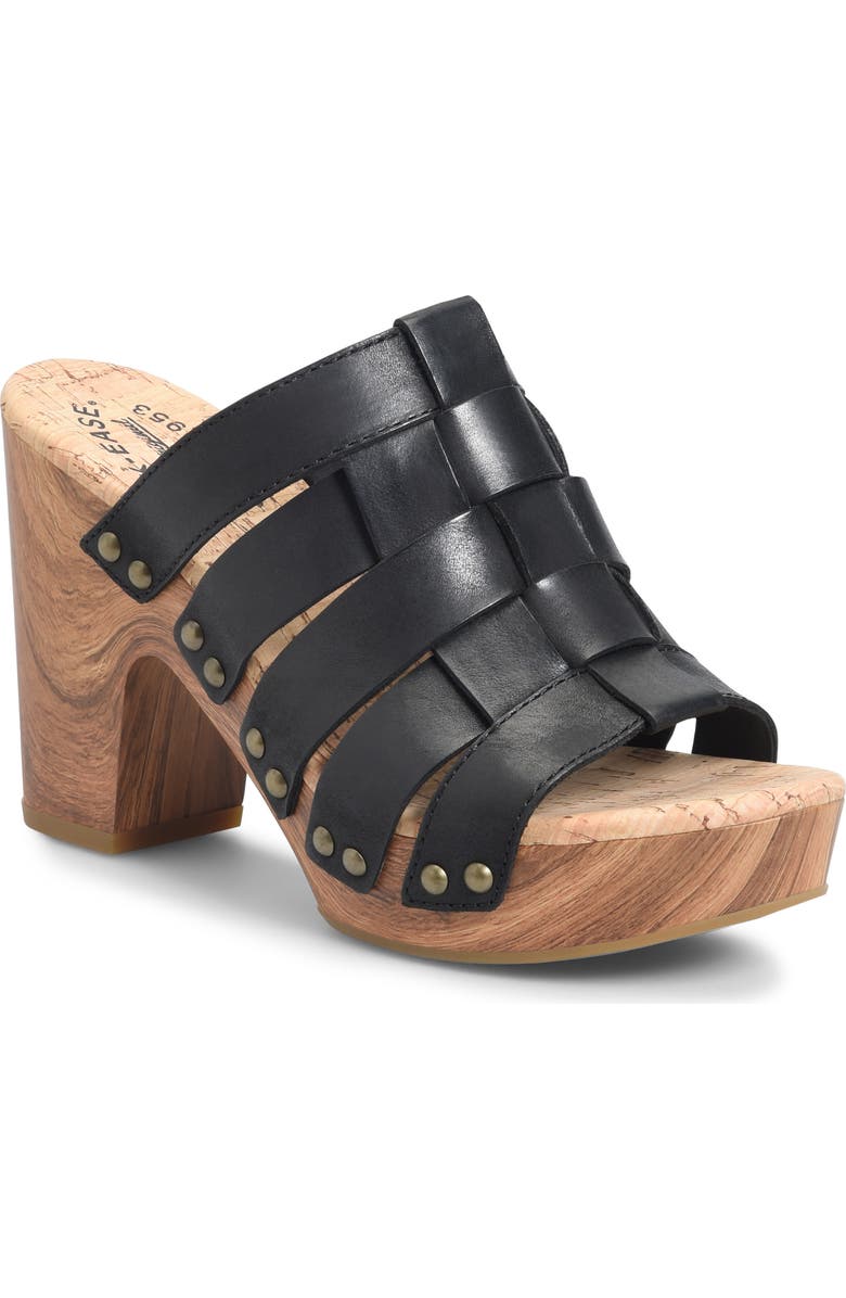 Kork-Ease<sup>®</sup> Devan Platform Sandal, Main, color, Black