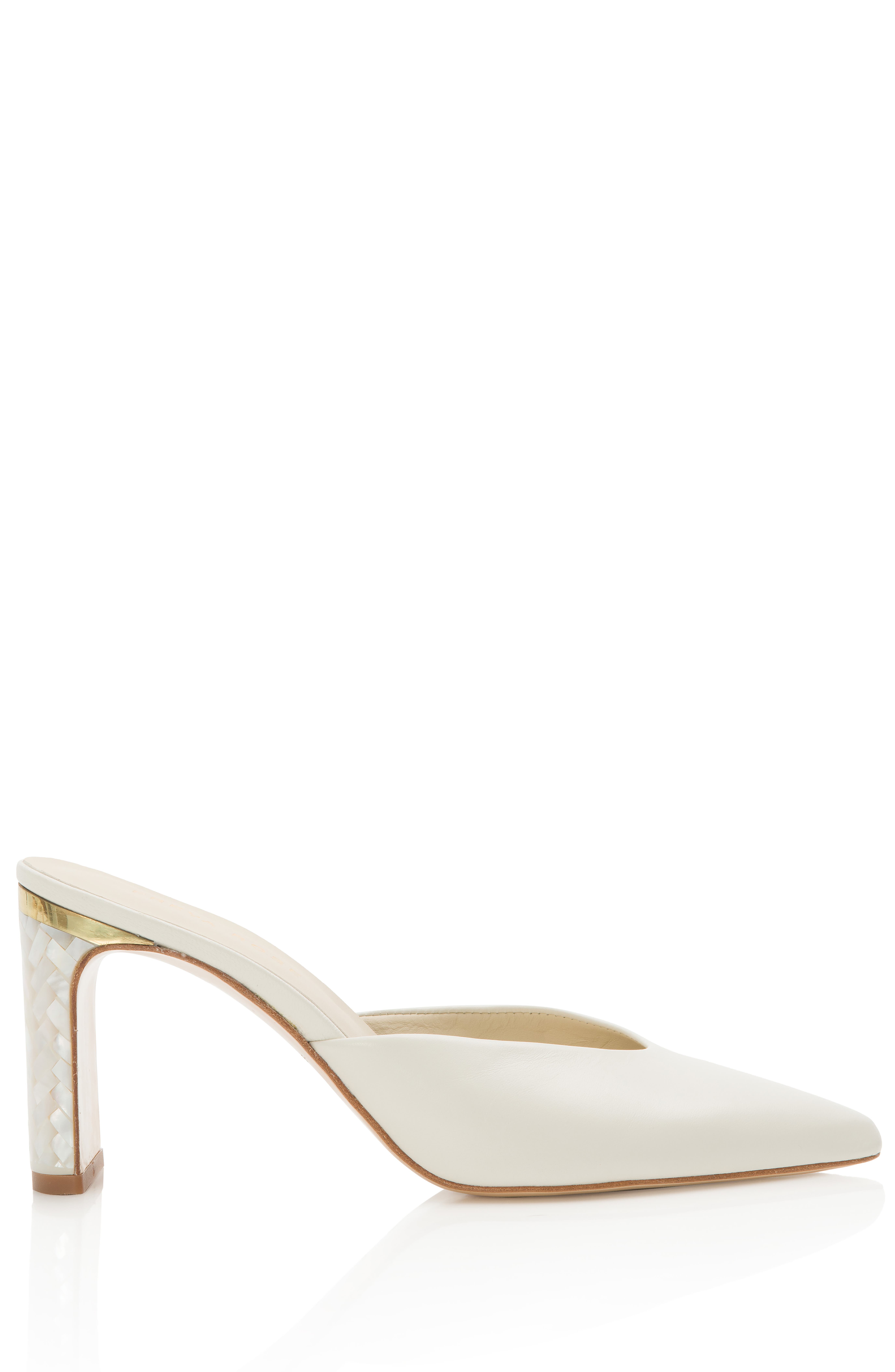 Jolie Pearl Heel Sandal, Alternate, color, Ivory