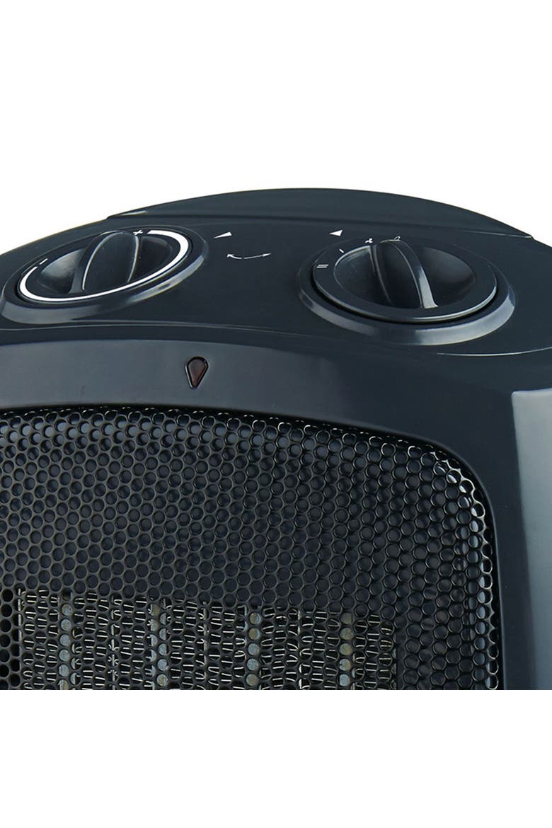1500 Watt Ceramic Fan Heater, Alternate, color, Black
