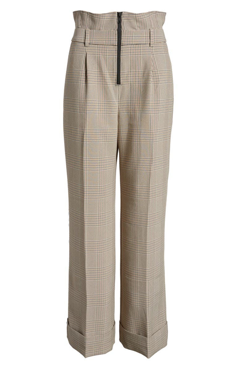 Trouvé High Waist Wide Leg Trousers, Alternate, color,