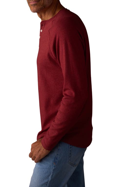 The Normal Brand Puremeso Everyday Henley In Red