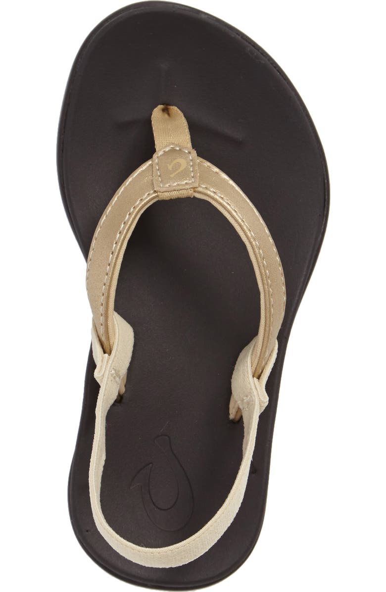 OluKai Ho'opio Sandal, Alternate, color, Bubbly/ Dark Java