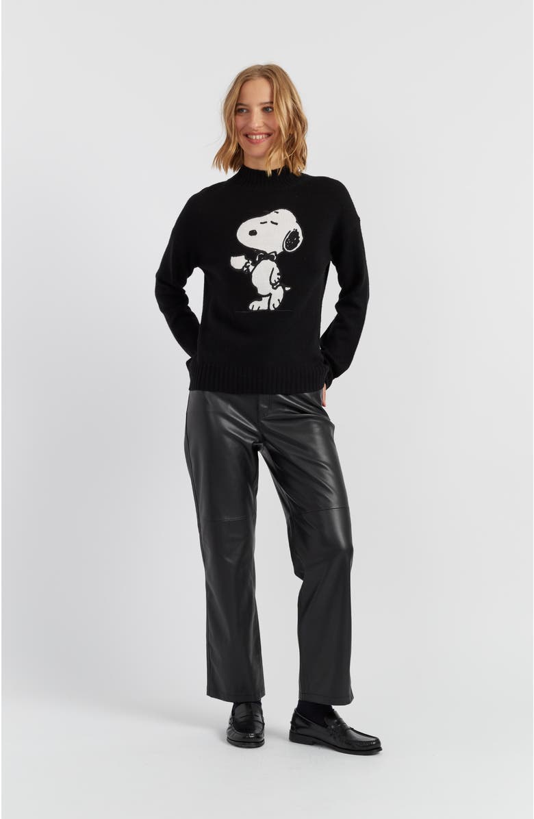 Chinti & Parker Wool-Cashmere Tea Time Snoopy Sweater, Alternate, color, 