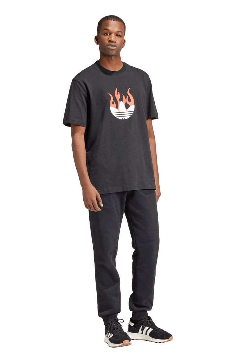 adidas Originals Flames Logo Graphic T-Shirt, Alternate, color, 