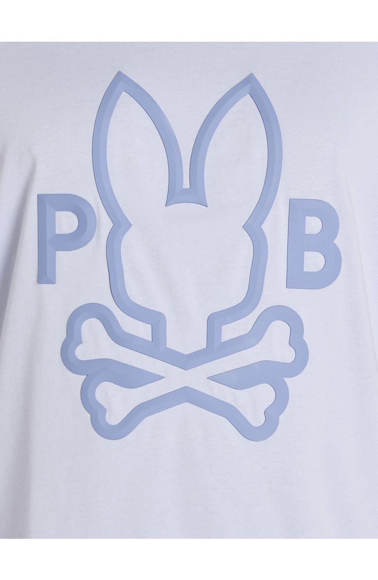 Psycho Bunny Big & Tall Chris Graphic Tee, Alternate, color, Zen Blue
