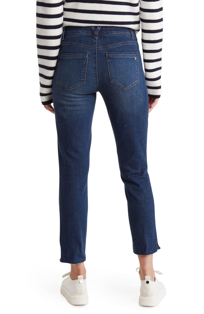 Wit & Wisdom Logan 'Ab'Solution Raw Hem Skinny Straight Jeans, Alternate, color, Blue