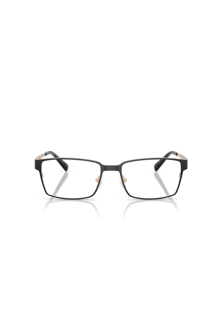 54mm Rectangle optical glasses, Alternate, color, Black