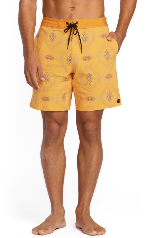 Billabong Good Times Lo Tide Board Shorts In Yellow