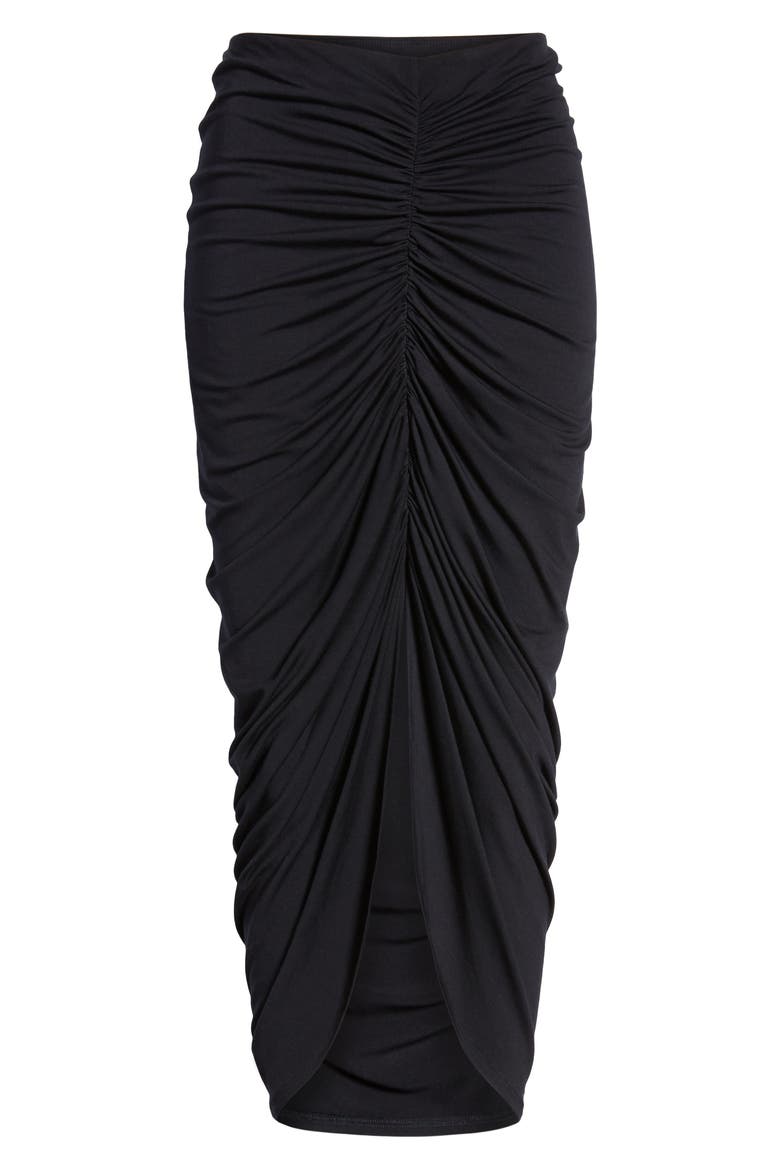 Santorini Ruched Front Skirt, Alternate, color, MIDNIGHT