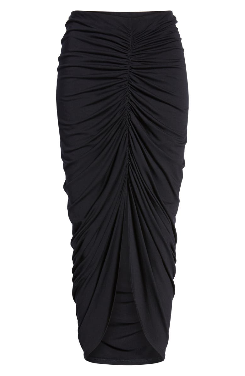 Bailey 44 Santorini Ruched Front Skirt, Alternate, color, Midnight