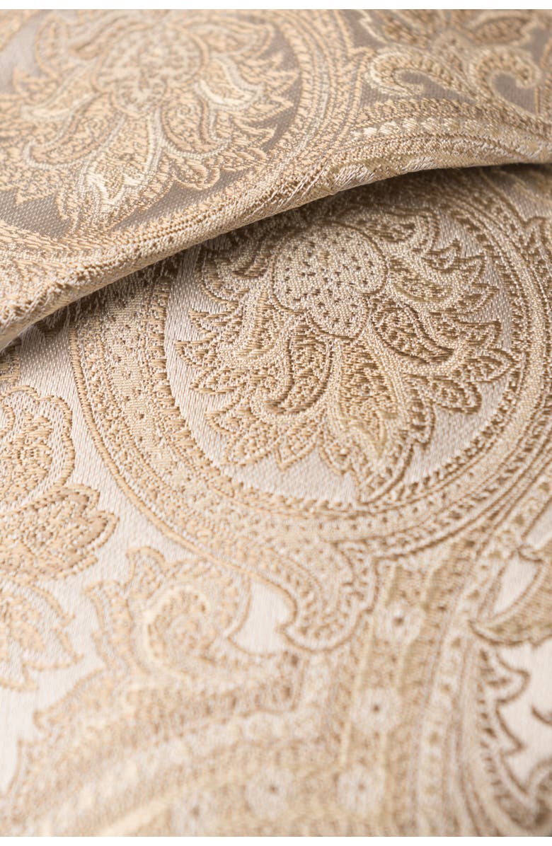 Elizabetta Montecarlo - Extra Long Silk Jacquard Tie for Men, Alternate, color, Champagne