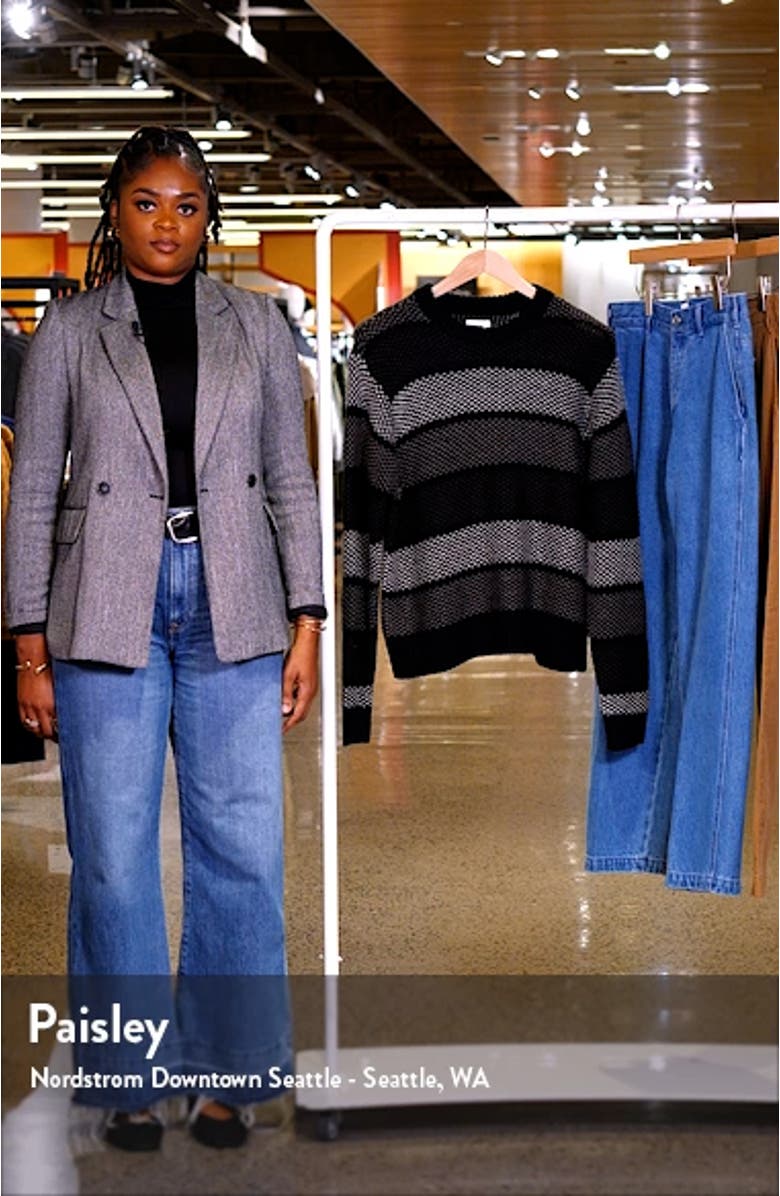 Benjamin Stripe Crewneck Sweater, sales video thumbnail