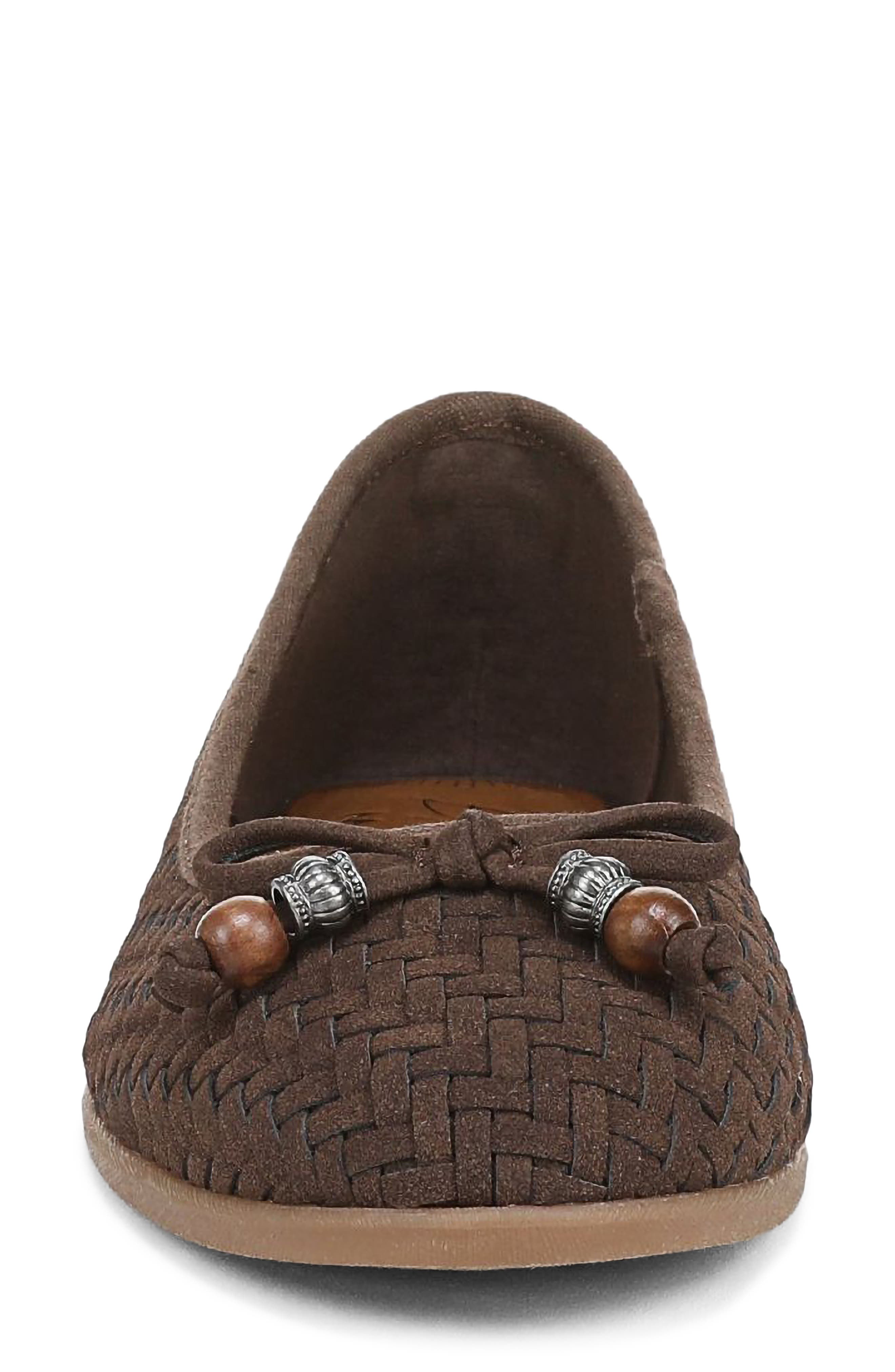 Bardot 2 Ballet Flat, Alternate, color, ESPRESSO BROWN WOVEN FABRIC