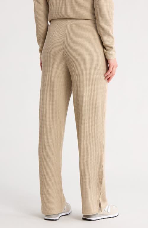 Z By Zella Reset Waffle Stitch Pants In Neutral