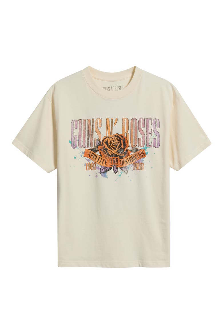Guns N' Roses Graphic T-Shirt, Main, color, CREAM