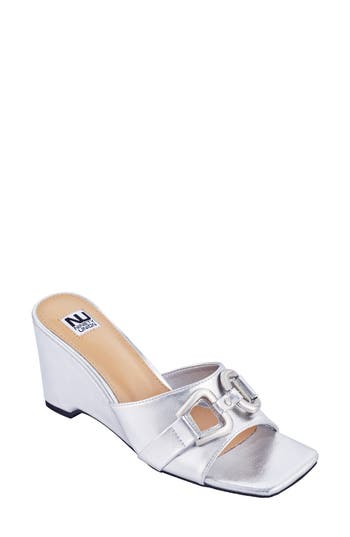 Ninety Union Kensy Wedge Sandal In Silver
