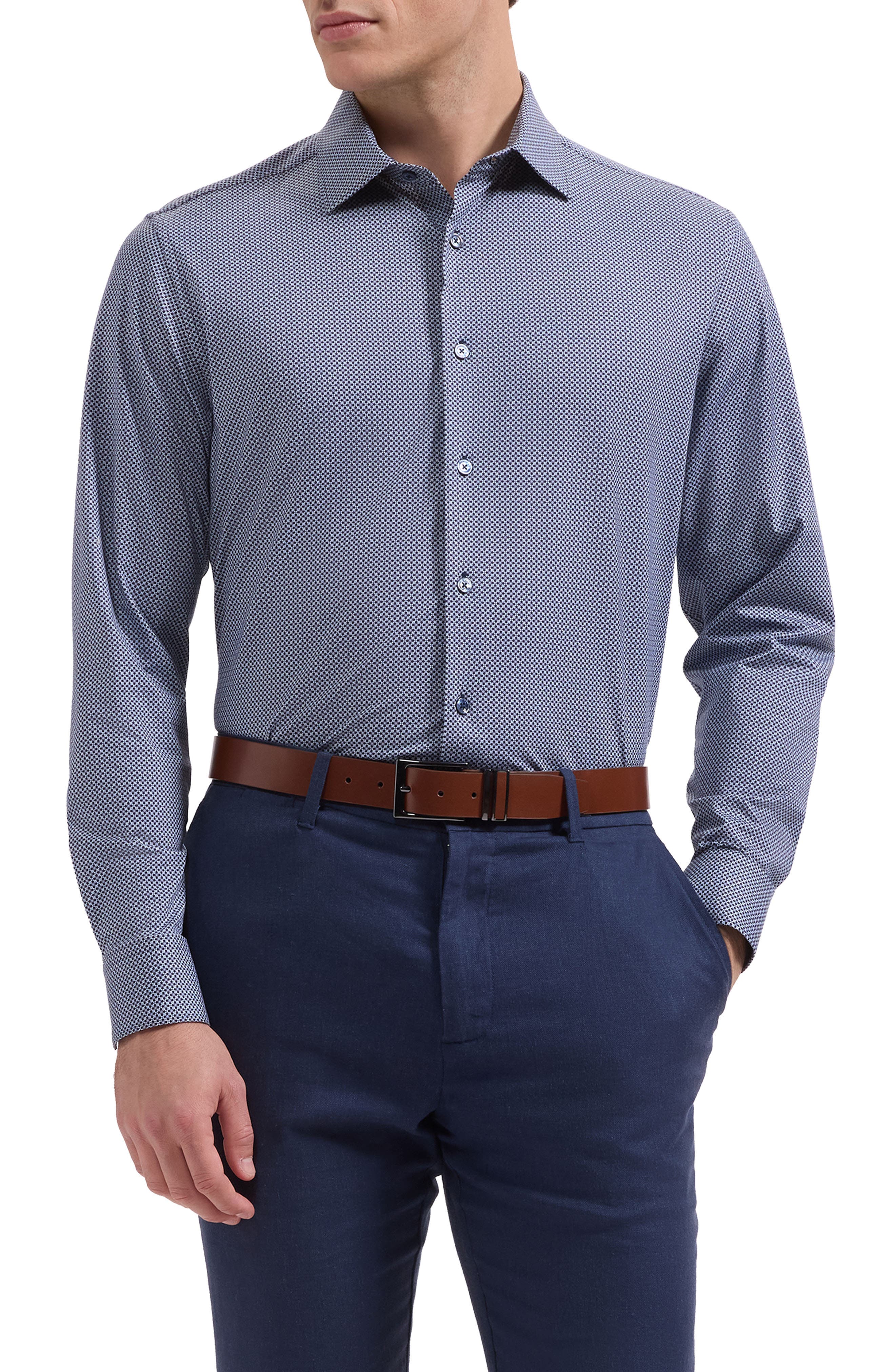 James OoohCotton Geo Print Button-Up Shirt
