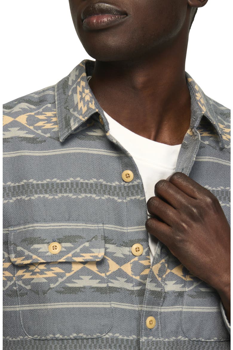Humboldt Jacquard Utility Shirt, Alternate, color, BLUE MULTI