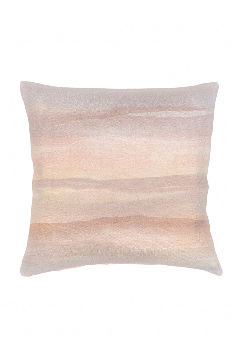 Warm Sunset Linen Euro Pillow 26x26 with Down Insert, Main, color, Warm Sunset