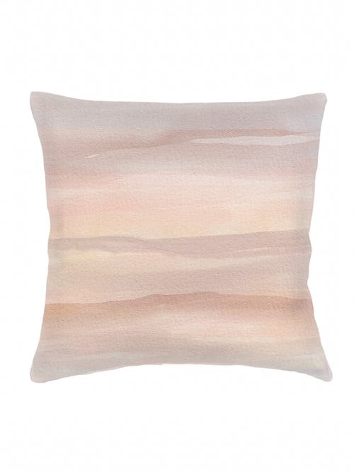 Anaya Linen Euro Pillow 26x26 With Down Insert In Warm Sunset