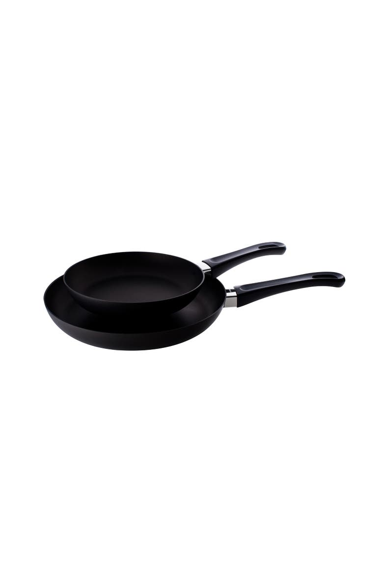 Classic Induction 2-Piece Fry Pan Set, 8-Inch & 10.25-Inch, Main, color, Black