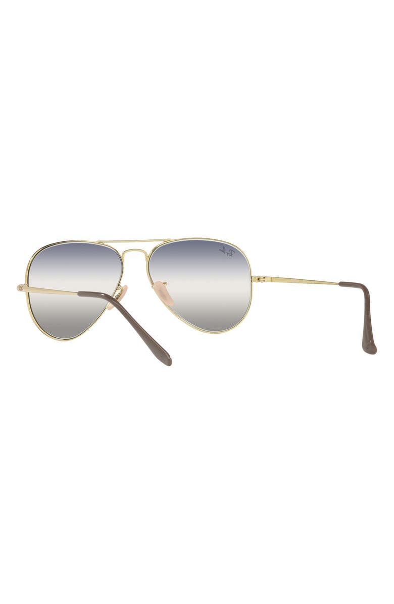 Ray-Ban Aviator Metal II 58mm Gradient Pilot Sunglasses, Alternate, color,