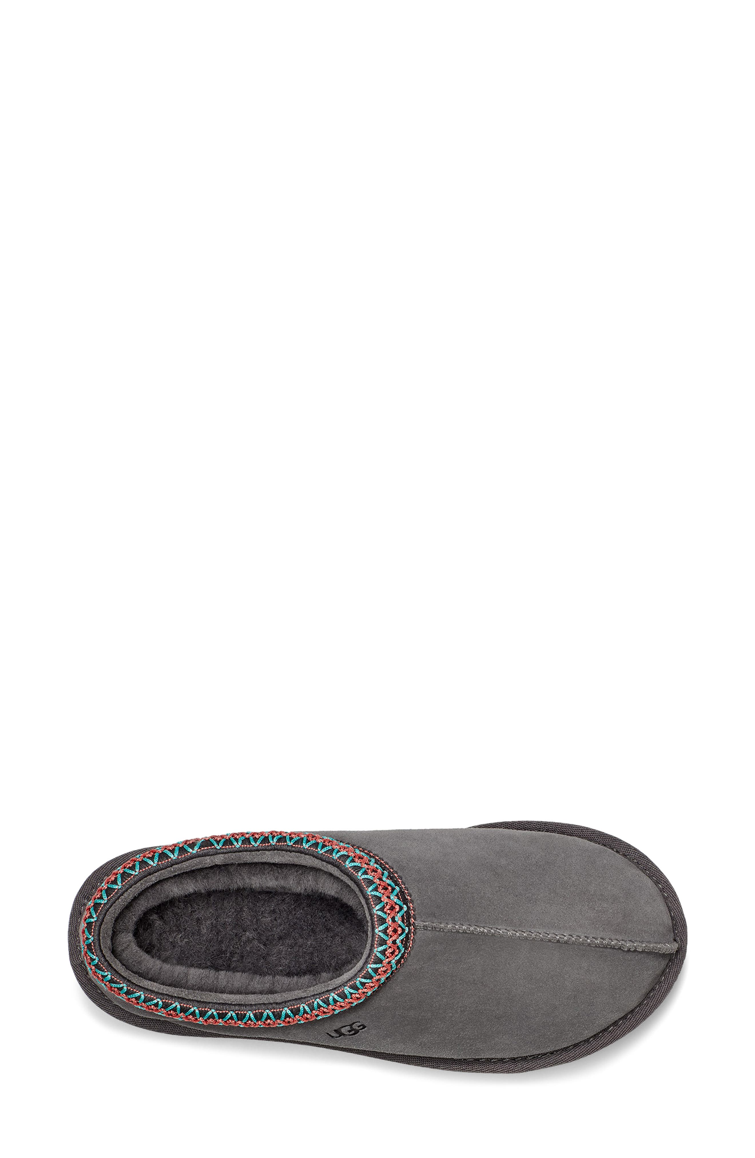 UGG<sup>®</sup> Tasman Slipper, Alternate, color, Dark Grey Suede