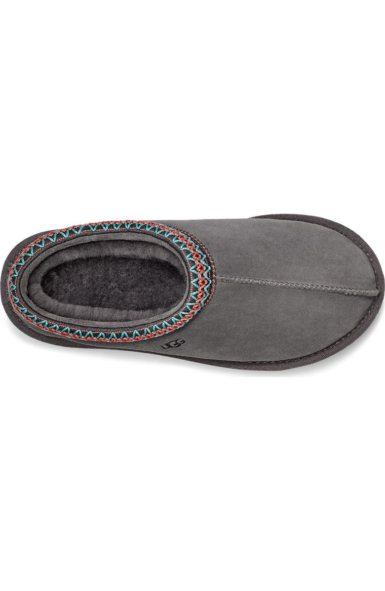 UGG<sup>®</sup> Tasman Slipper, Alternate, color, Dark Grey Suede