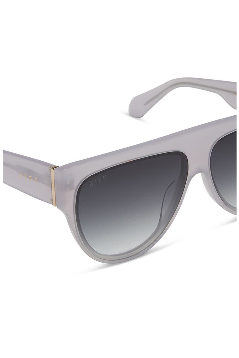 Georgie 58mm Gradient Shield Sunglasses, Alternate, color, THISTLE / GREY GRADIENT