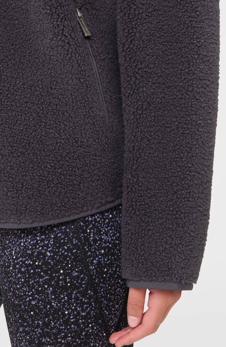 Sweaty Betty New Plush Fleece Zip Jacket, Alternate, color, Nebula Blue