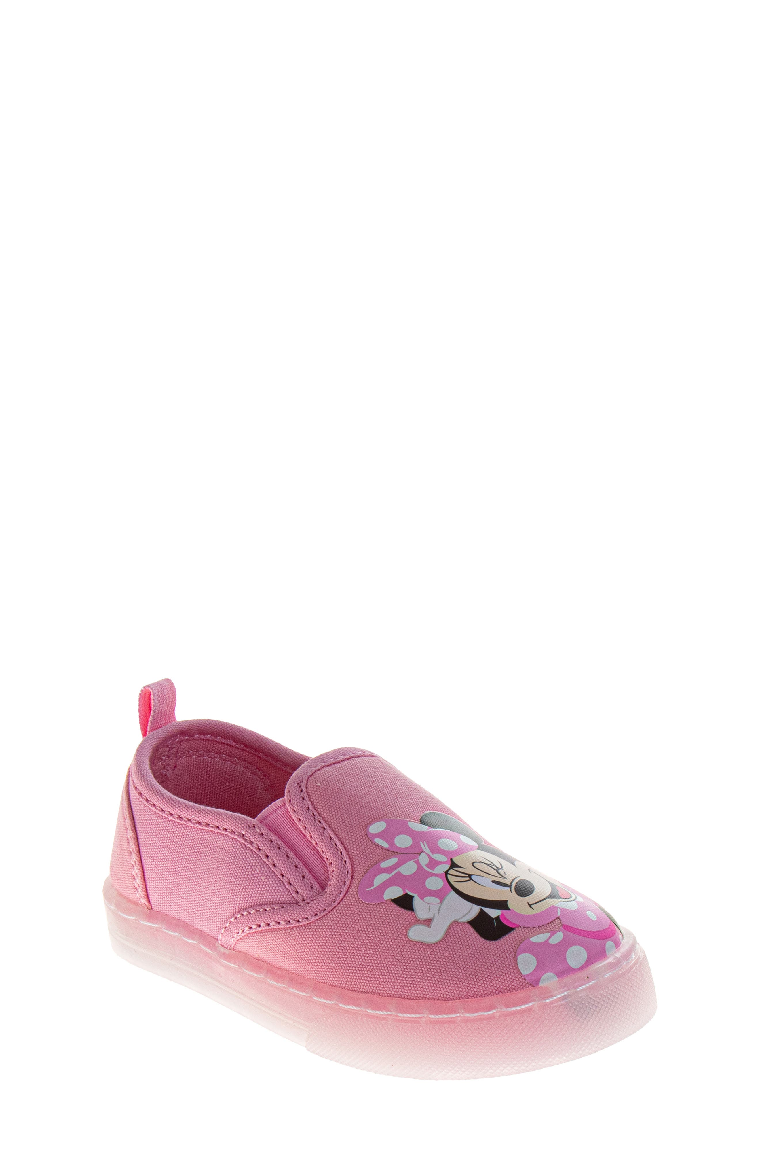 JOSMO x Disney<sup>®</sup> Kids' Minnie Mouse Mismatched Slip-On Sneaker, Alternate, color, 