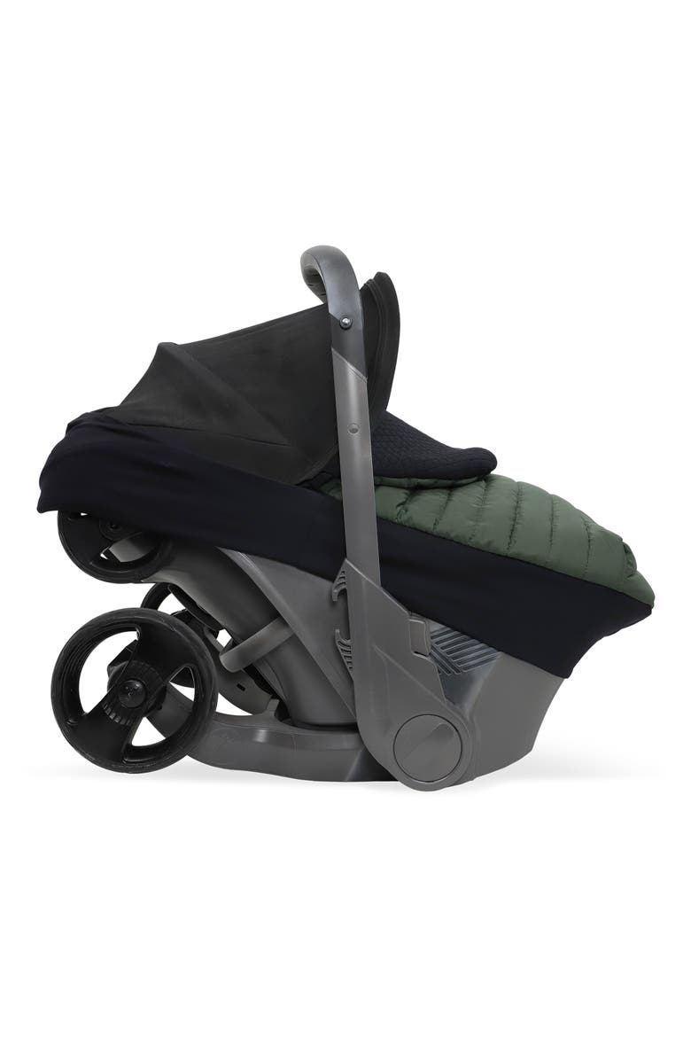 Winter Car Seat Cover, Alternate, color, DARK GREEN