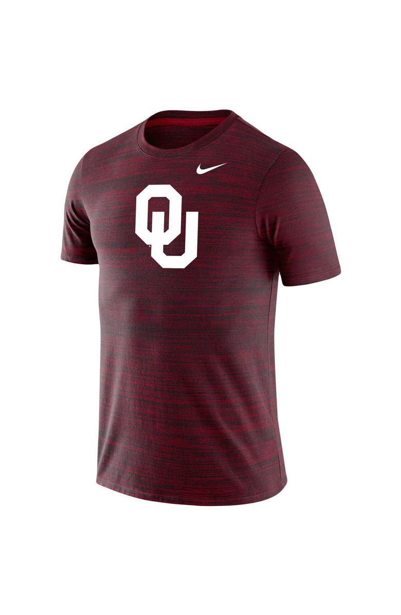 Nike Men's Nike Crimson Oklahoma Sooners Team Logo Velocity Legend Performance T-Shirt, Alternate, color, 