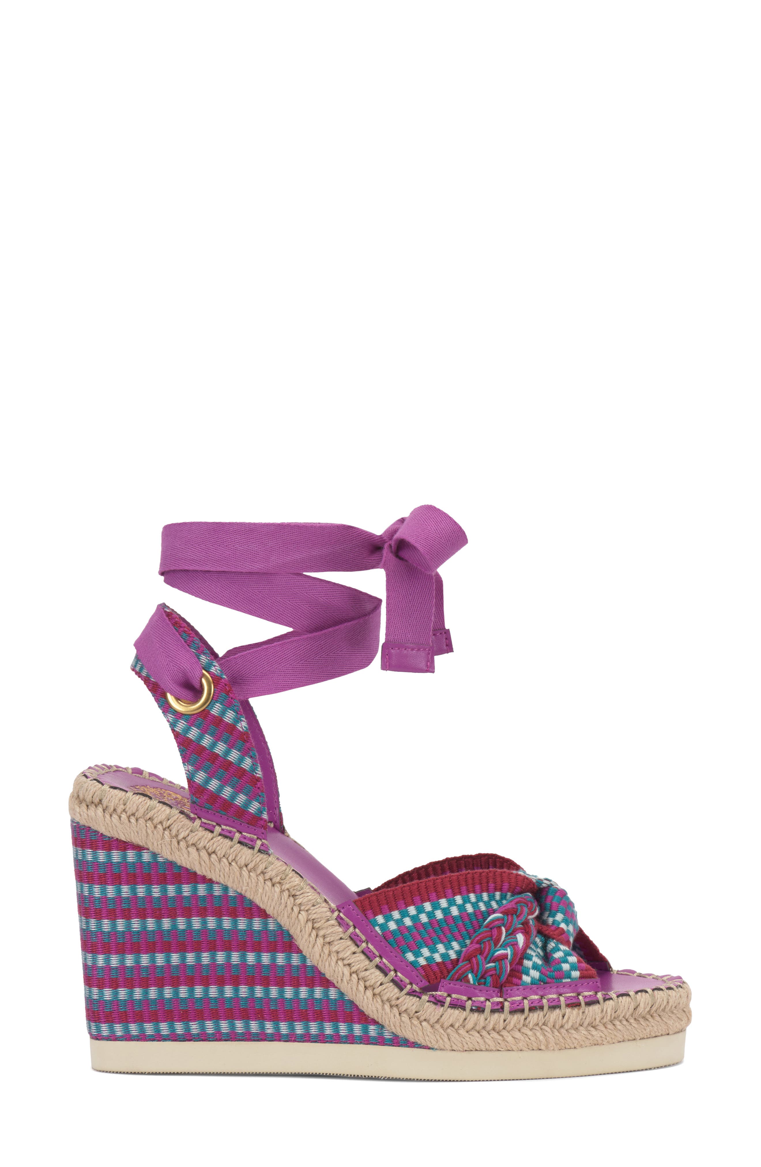 Vince Camuto Bealie Platform Wedge Sandal, Alternate, color, Orchid Multi