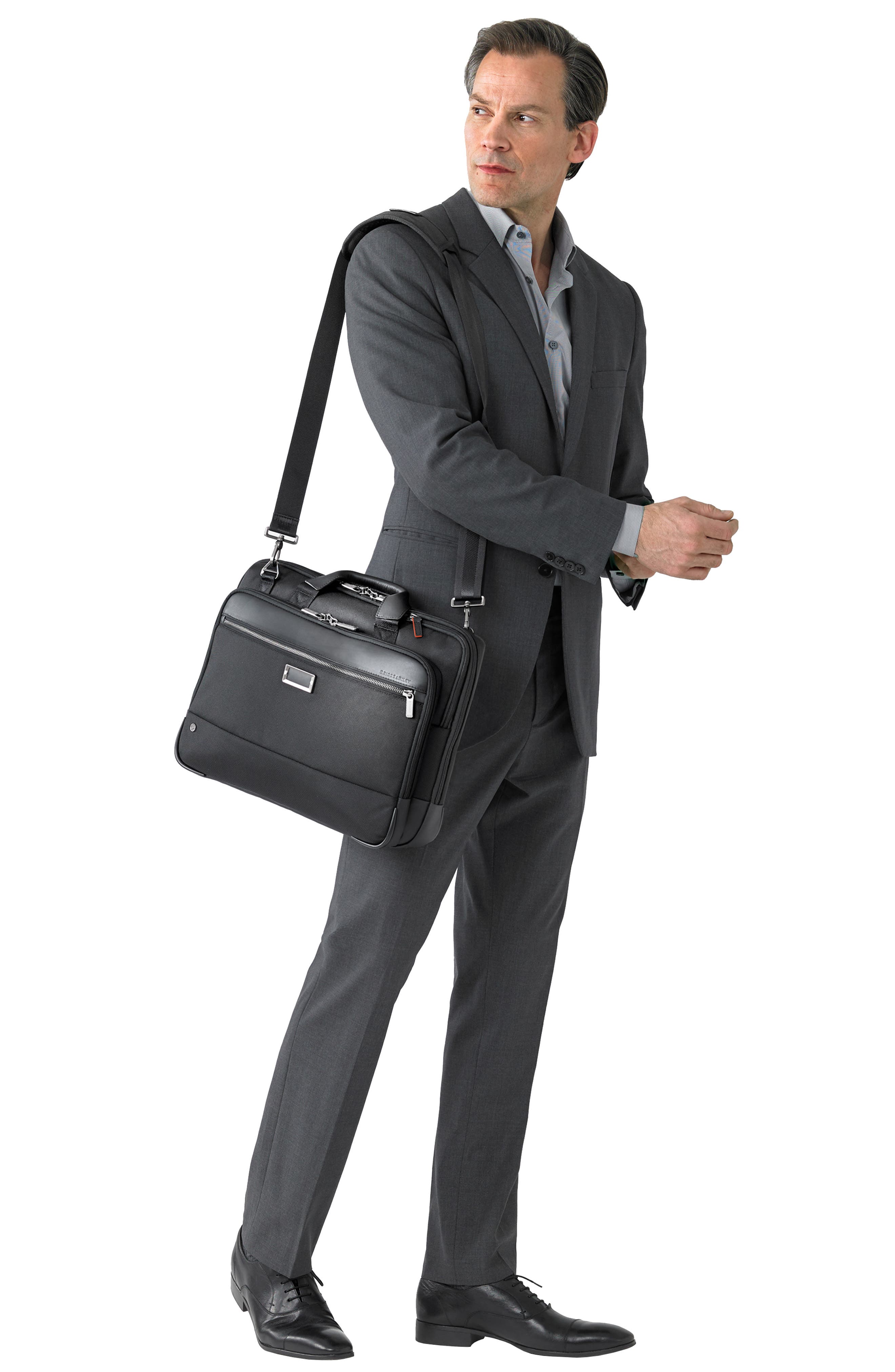 Briggs & Riley @work Slim Briefcase, Alternate, color, 