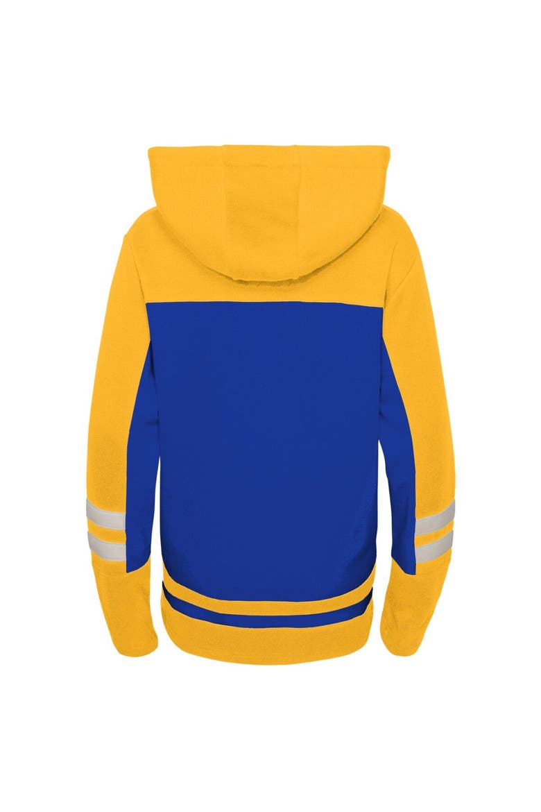 Preschool Blue St. Louis Blues Ageless Revisited Lace-Up V-Neck Pullover Hoodie, Alternate, color, Blue