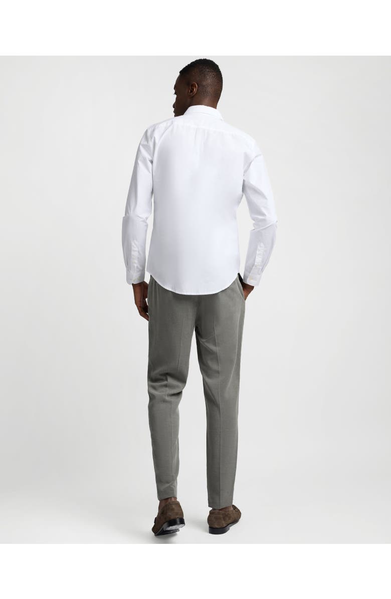 Onia Poplin Button Down Long Sleeve Shirt, Alternate, color, White