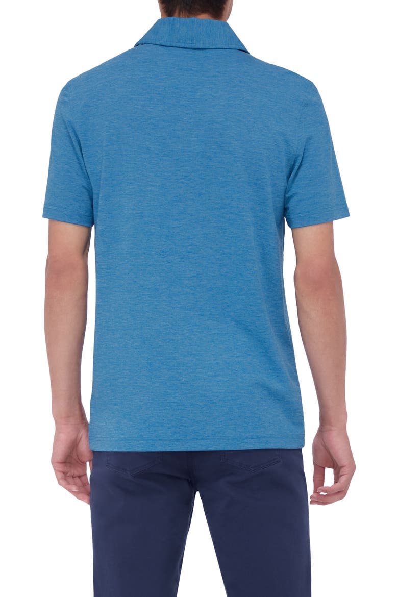 UPF 50+ Polo Shirt, Alternate, color, SAPPHIRE