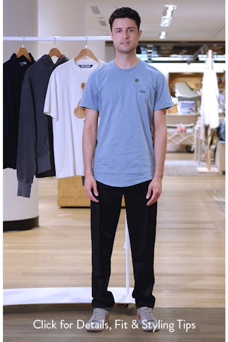 Back Curved Logo Track Pants video