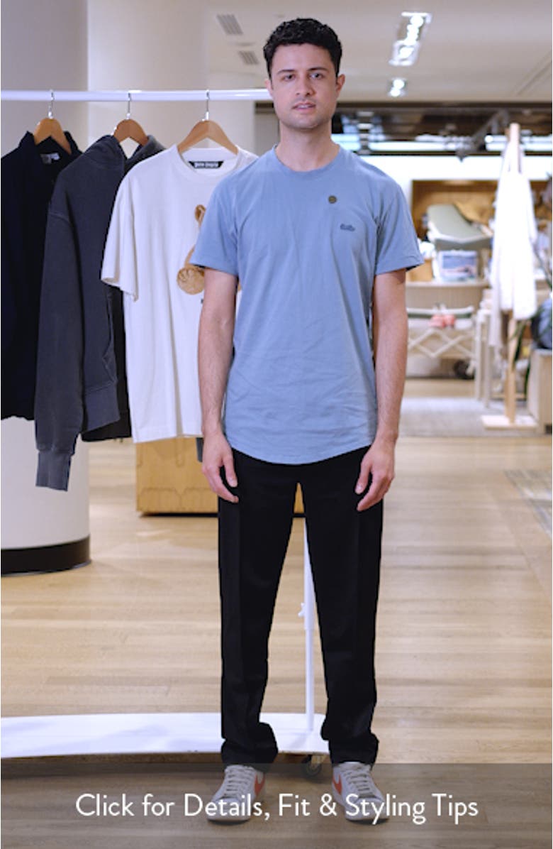 Back Curved Logo Track Pants, sales video thumbnail